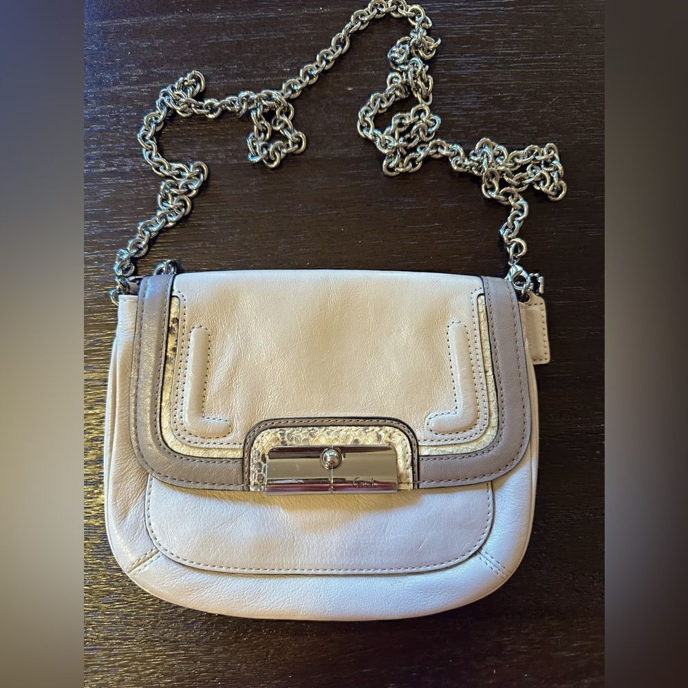 Coach Kristin Leather Flap Crossbody 45134